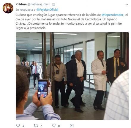 Monitorean la salud de AMLO