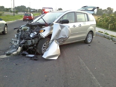 Reportan tres choques en la capital