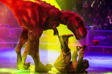 Dinosaurios toman la ciudad