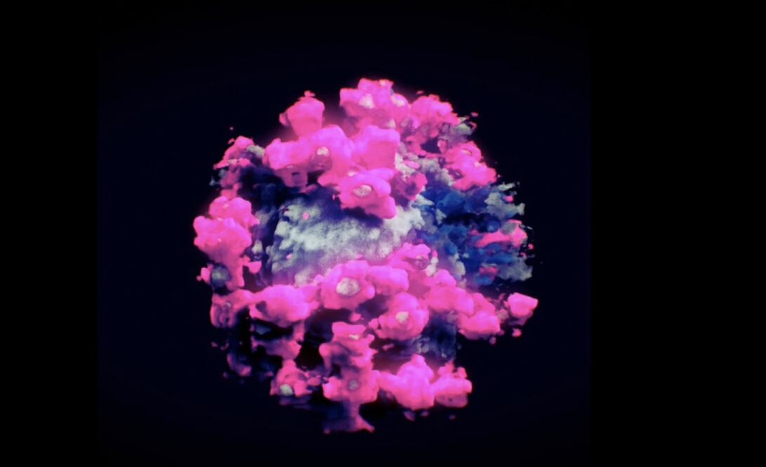 ¿Cómo se ve realmente el Covid-19? Logran la primera imagen 3D del virus SARS-CoV-2