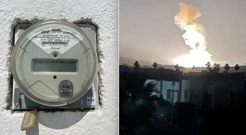 Juriquilla sigue sin luz, tras incendio en la subestación de la CFE