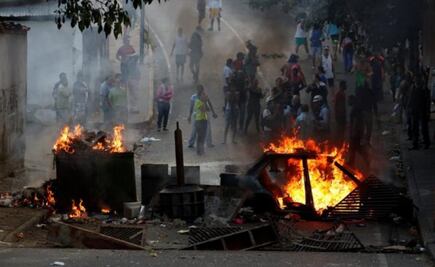 Registran disturbios en Caracas tras detención de militares rebeldes