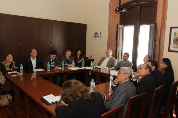 Reunión para integración de discapacitados