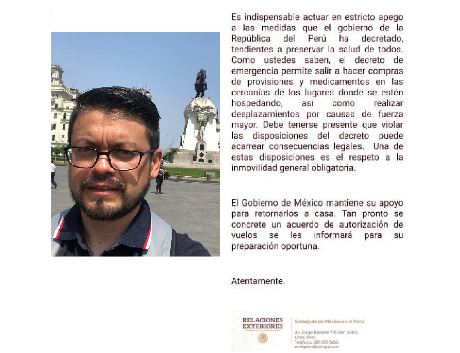 SRE suspende repatriación de queretanos en Perú