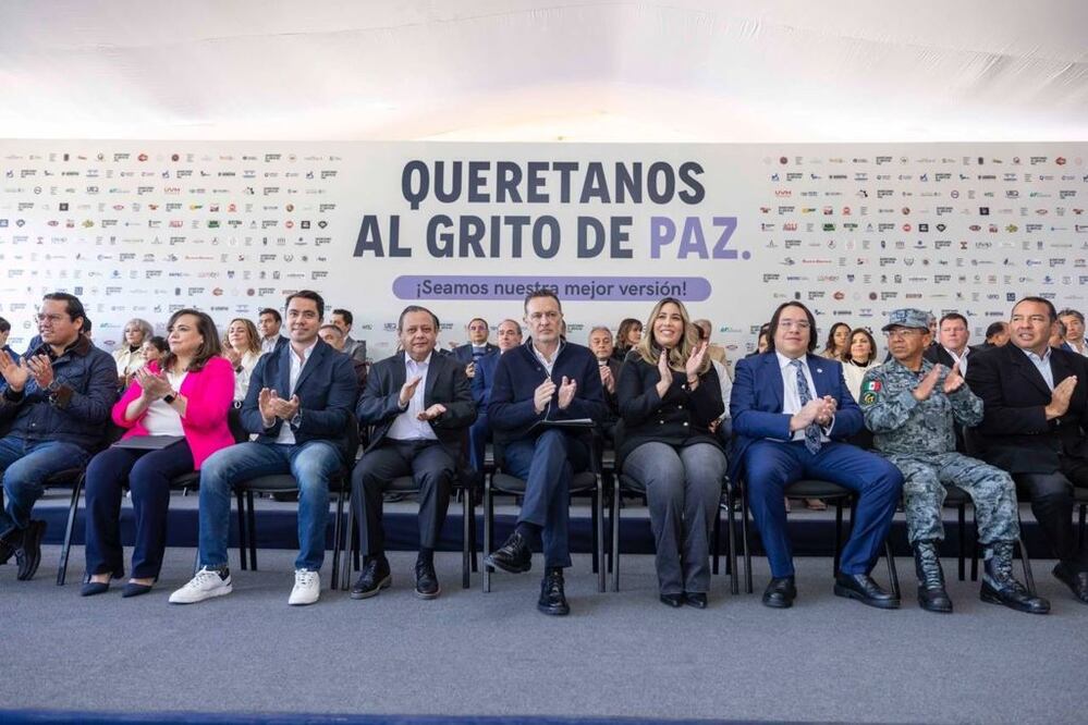 Arranca la iniciativa Queretanos al Grito de Paz. Foto: Especial