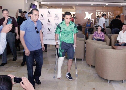 Luis Montes deja el hospital con el ánimo inquebrantable