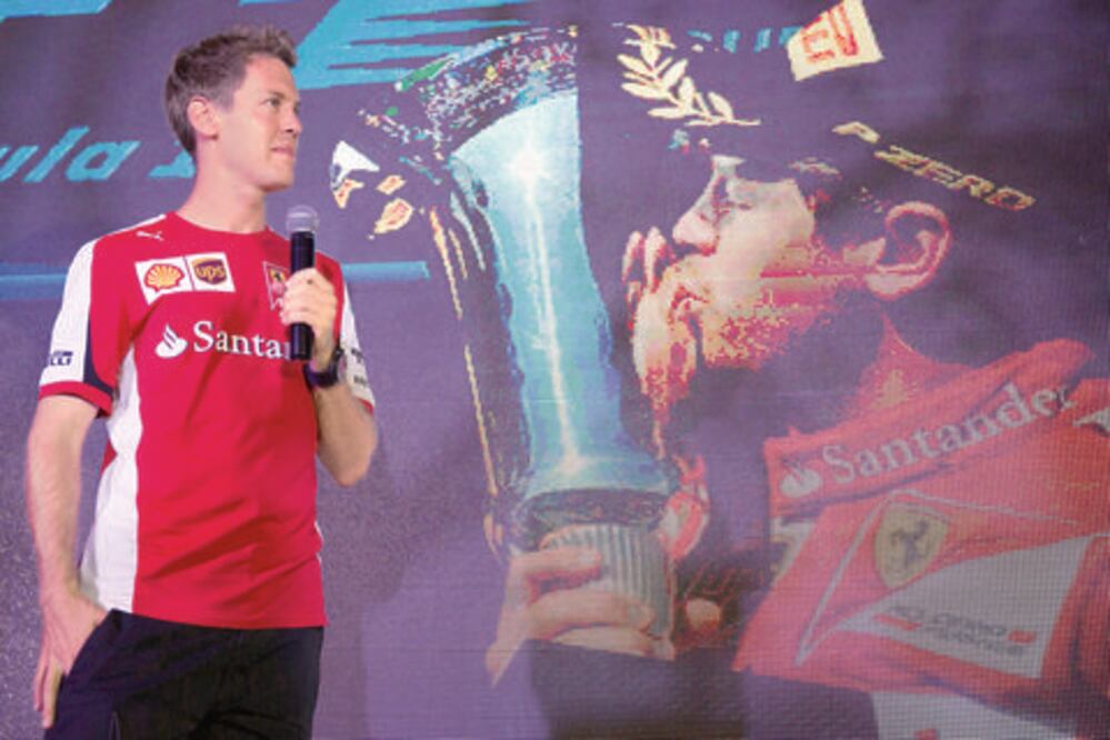 Vettel piensa sólo en podio