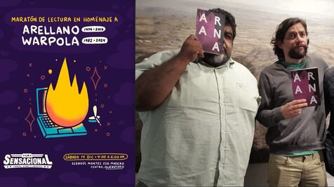Maratón literario en homenaje a Arellano y Warpola
