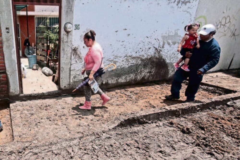 Encharcamientos, por fallas en drenaje