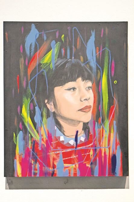 Merino ha puesto en venta sus obras para así poder costear su viaje a territorio europeo. FOTO: DEMIAN CHÁVEZ