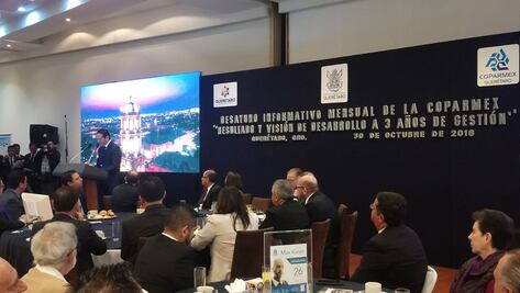 FDS reitera compromiso con socios de la Coparmex