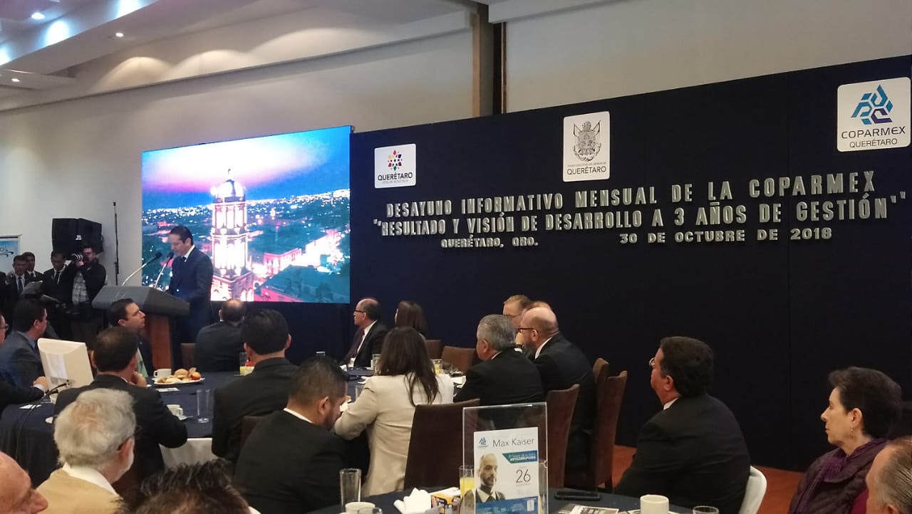 FDS reitera compromiso con socios de la Coparmex