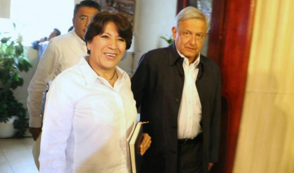 Defenderemos triunfo de Delfina de forma pacífica: AMLO