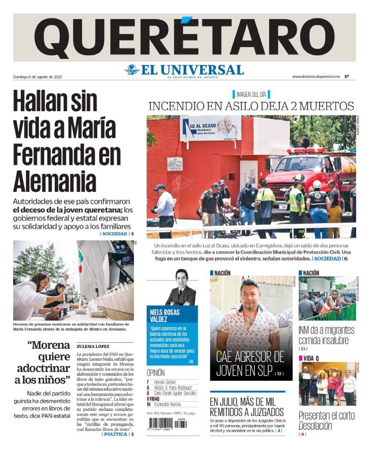 Portada 06 de agosto de 2023