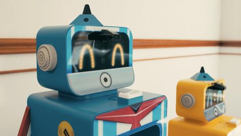 Video. Usan robot para comprobar la salud de estudiantes en el regreso a clases