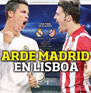 Arde Madrid en Lisboa