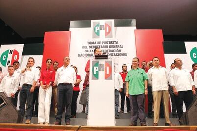 Muestra CNOP militancia local