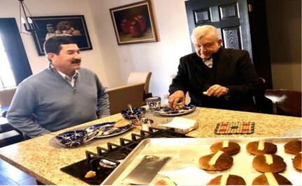AMLO y Javier Corral comparten el pan y la sal; presumen amistad
