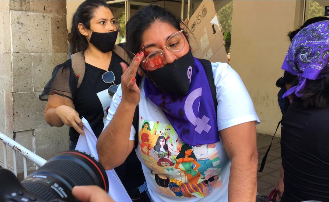 "Espero no ser una desaparecida más", dice mujer agredida en protesta contra Salgado Macedonio