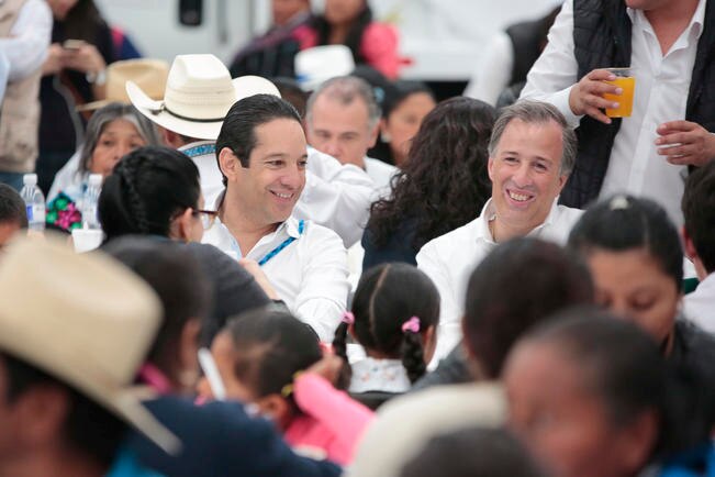 El mandatario estatal, Francisco Domínguez Servién, se reunió el martes con el secretario de Hacienda, José Antonio Meade Kuribreña. (ARCHIVO. EL UNIVERSAL)