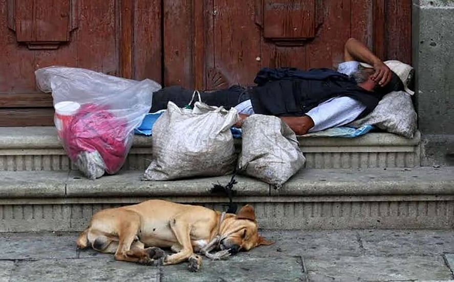 Baja cifra de personas en situación de calle
