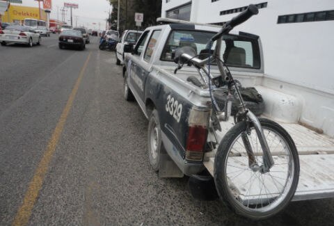 Menor detenido por robar una bicicleta