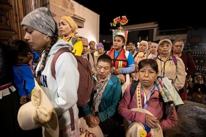 450 mujeres conformaron la columna femenil de la peregrinación al Tepeyac
