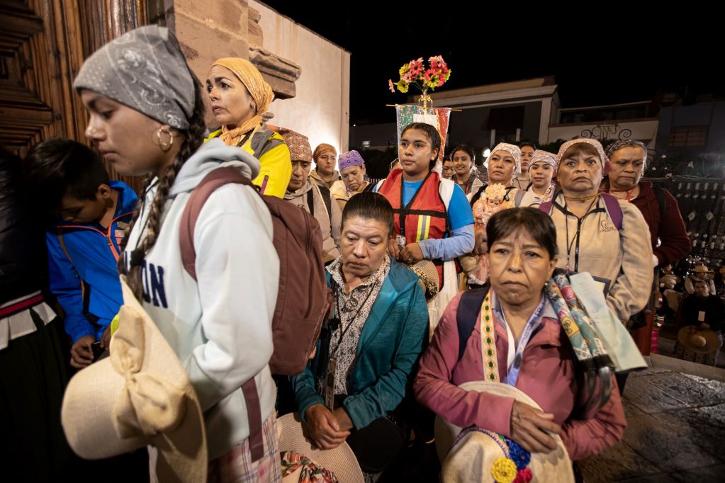 450 mujeres conformaron la columna femenil de la peregrinación al Tepeyac