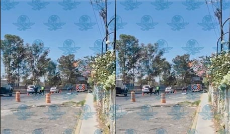 Indigente atropellado en la cuota a Celaya, a la altura de Hilvana