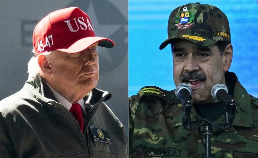 El presidente estadounidense Donald Trump confirmó el ataque a diferentes puntos de Venezuela y anunció la captura de Nicolás Maduro. Foto: AFP