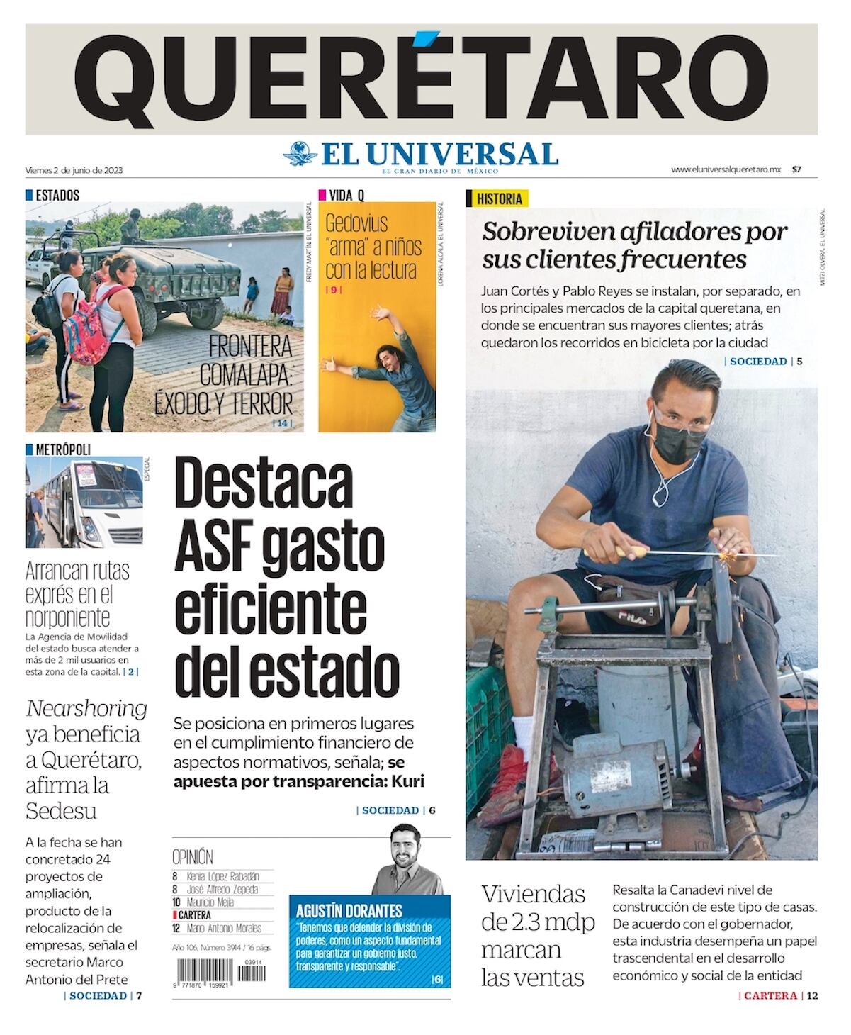 Portada 02 de junio de 2023