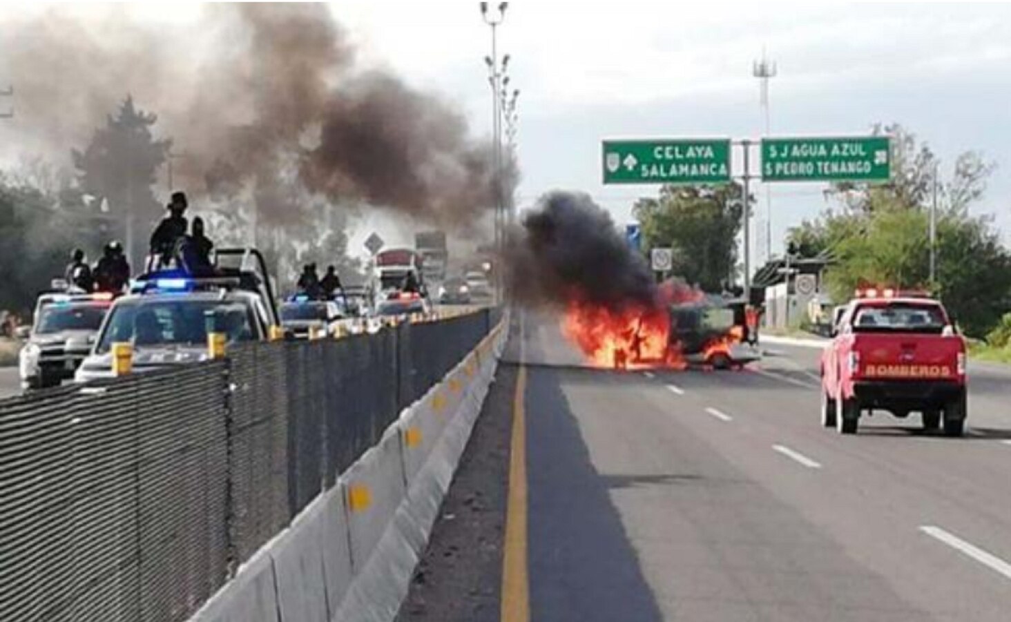 Arde Guanajuato: choques entre Cártel Jalisco y federales dejan 10 muertos
