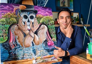 Pintura y Día de Muertos, buena combinación