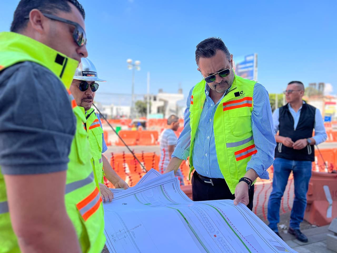 Obras del Paseo 5 de Febrero no tuvieron afectaciones por lluvias, reportan