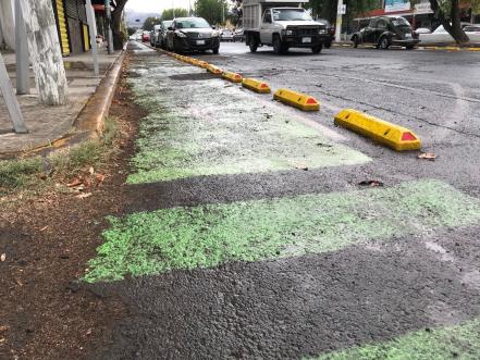 Las ciclovías. Lucen en el olvido y con desperfectos 