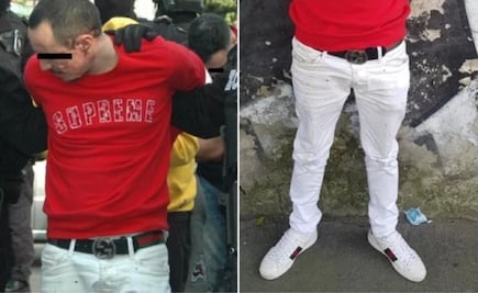 "El Bandido", operador de la Unión Tepito, cayó vestido de Gucci y Louis Vuitton