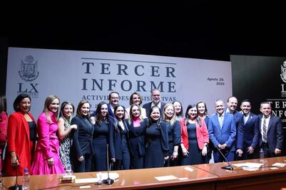 Legisladores locales presentan su último informe