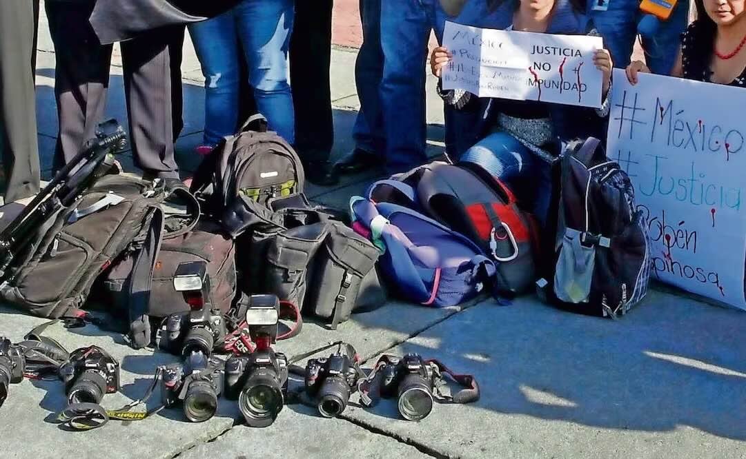 De acuerdo con Artículo 19, desde el año 2000 han sido asesinadas 176 personas periodistas por posible relación con su labor y 32 permanecen desaparecidas. Foto: JORGE ALVARADO