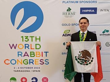 Investigador de la UAQ participa en el Congreso del Conejo