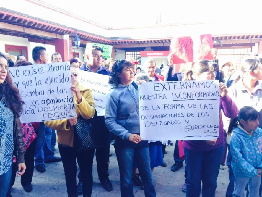 Habitantes de Tequisquiapan piden elegir autoridades auxiliares