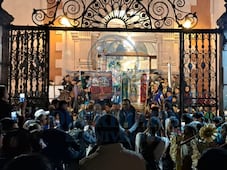 Parte la 136ª peregrinación masculina de Querétaro rumbo al Tepeyac