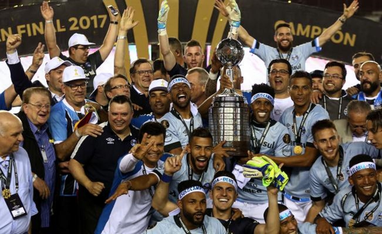 Gremio campeón de la Copa Libertadores