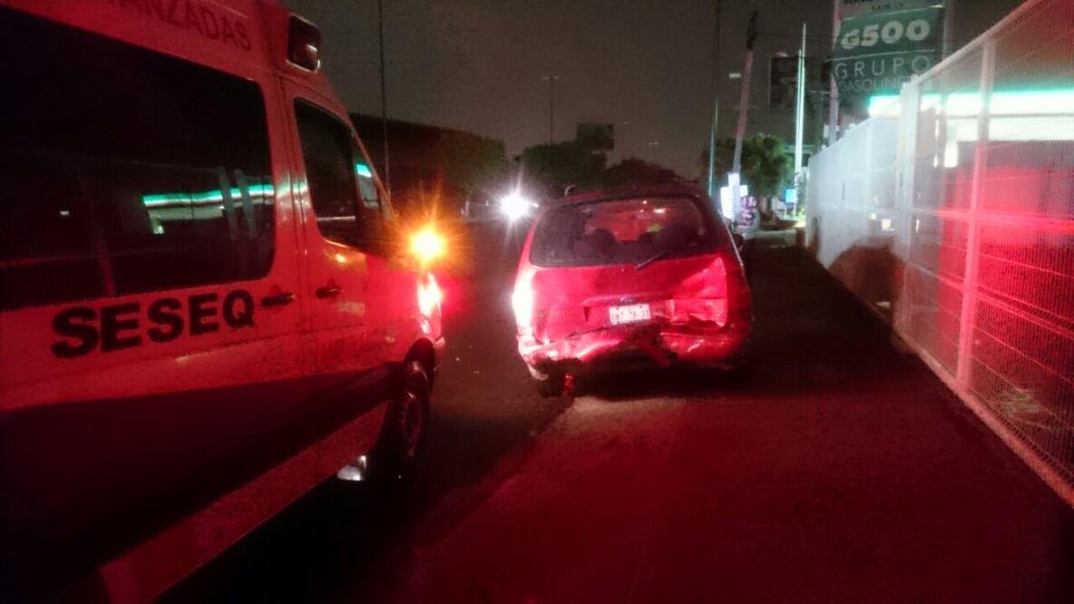 Accidentes debido a la lluvia en Querétaro