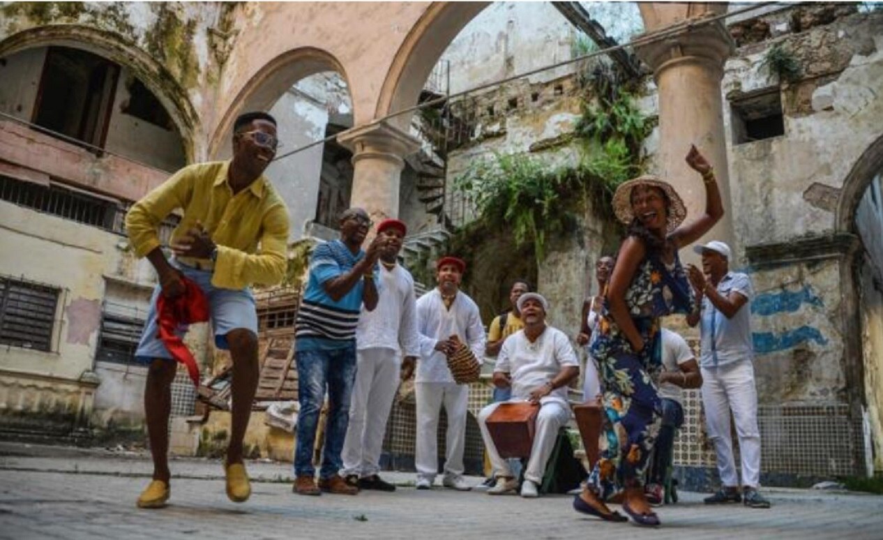 La rumba, alma de Cuba. Foto: Yamil Lage/AFP