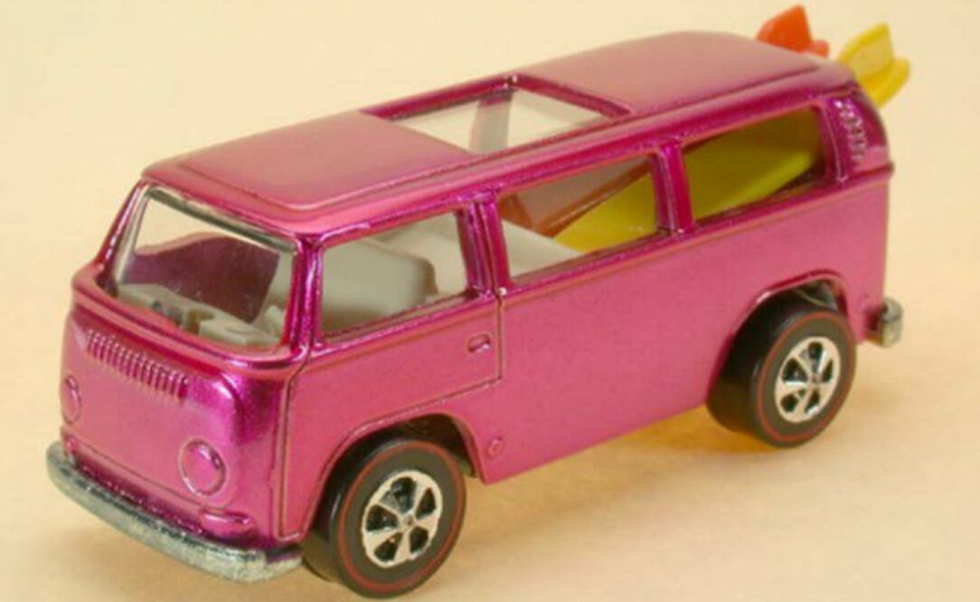 Pink-Rear Loading Volkswagen Beach Bomb se subastó en 72 mil dólares. (Fotos: Cortesía Hot Wheels)