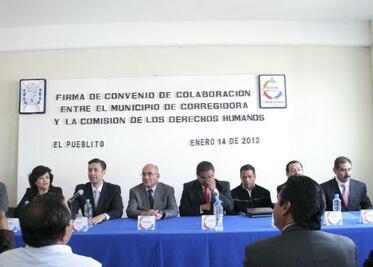 Derechos Humanos firma convenios con municipios