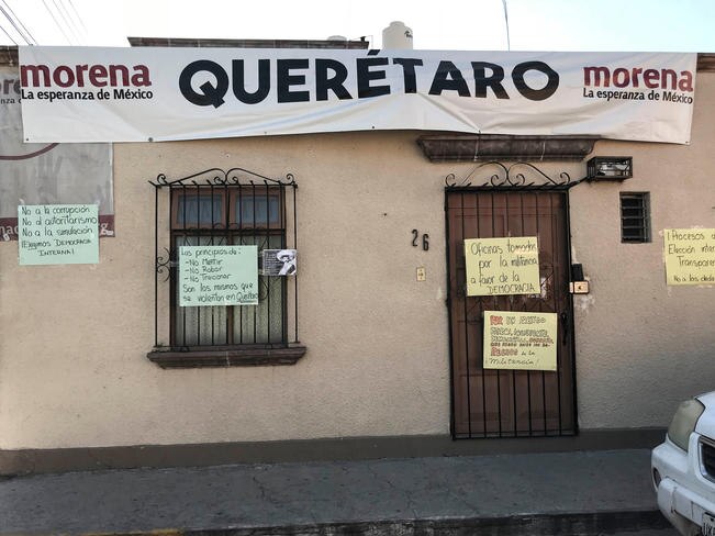 Militantes de Morena toman instalaciones