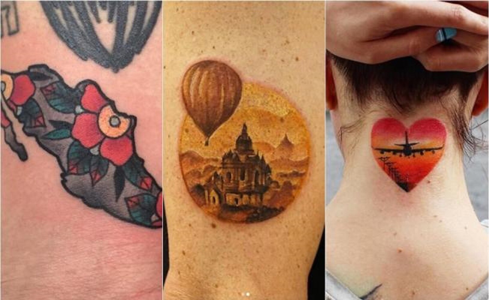Amantes del viaje que llevan sus recuerdos en la piel