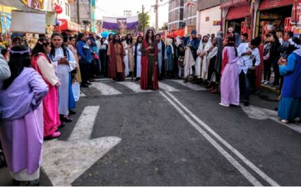 Iztapalapa reporta aforo de 20 mil personas en inicio de representación de Pasión de Cristo