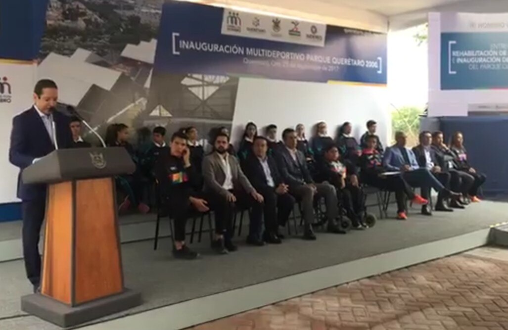 Inauguran Multideportivo del Parque Querétaro 2000